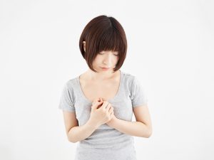 乳がん発覚前の異変 その2：胸が張る